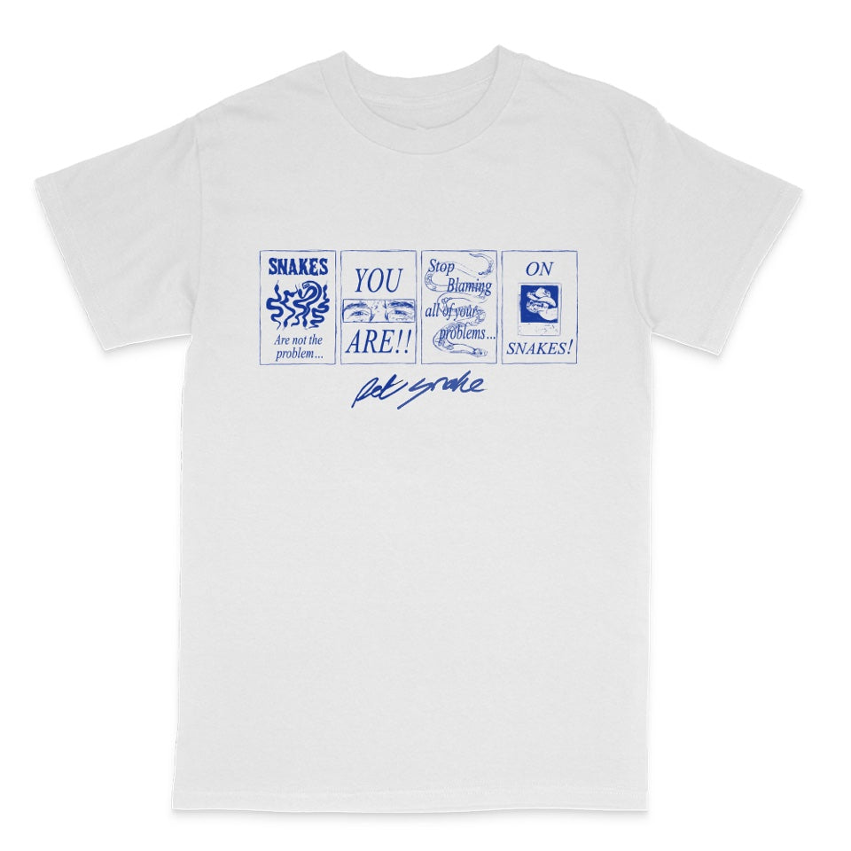 Pet Snake - Short Sleeved Snake Protection in Blue T-Shirt