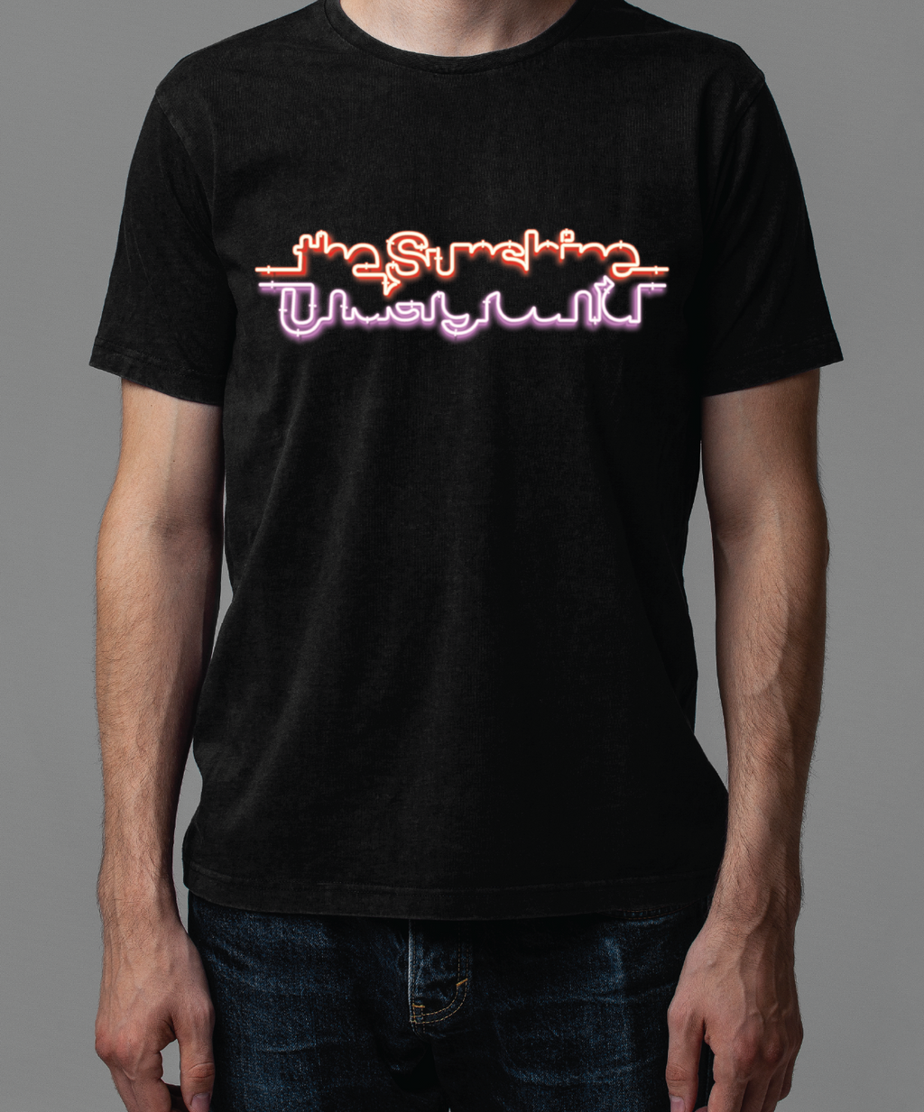 The Sunshine Underground - Logo Black T Shirt