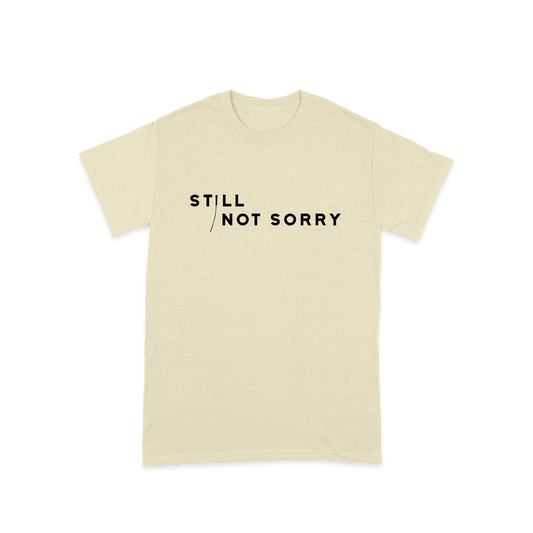 The Pigeon Detectives - Still Not Sorry - (Single Sided Print) Cream T-shirt