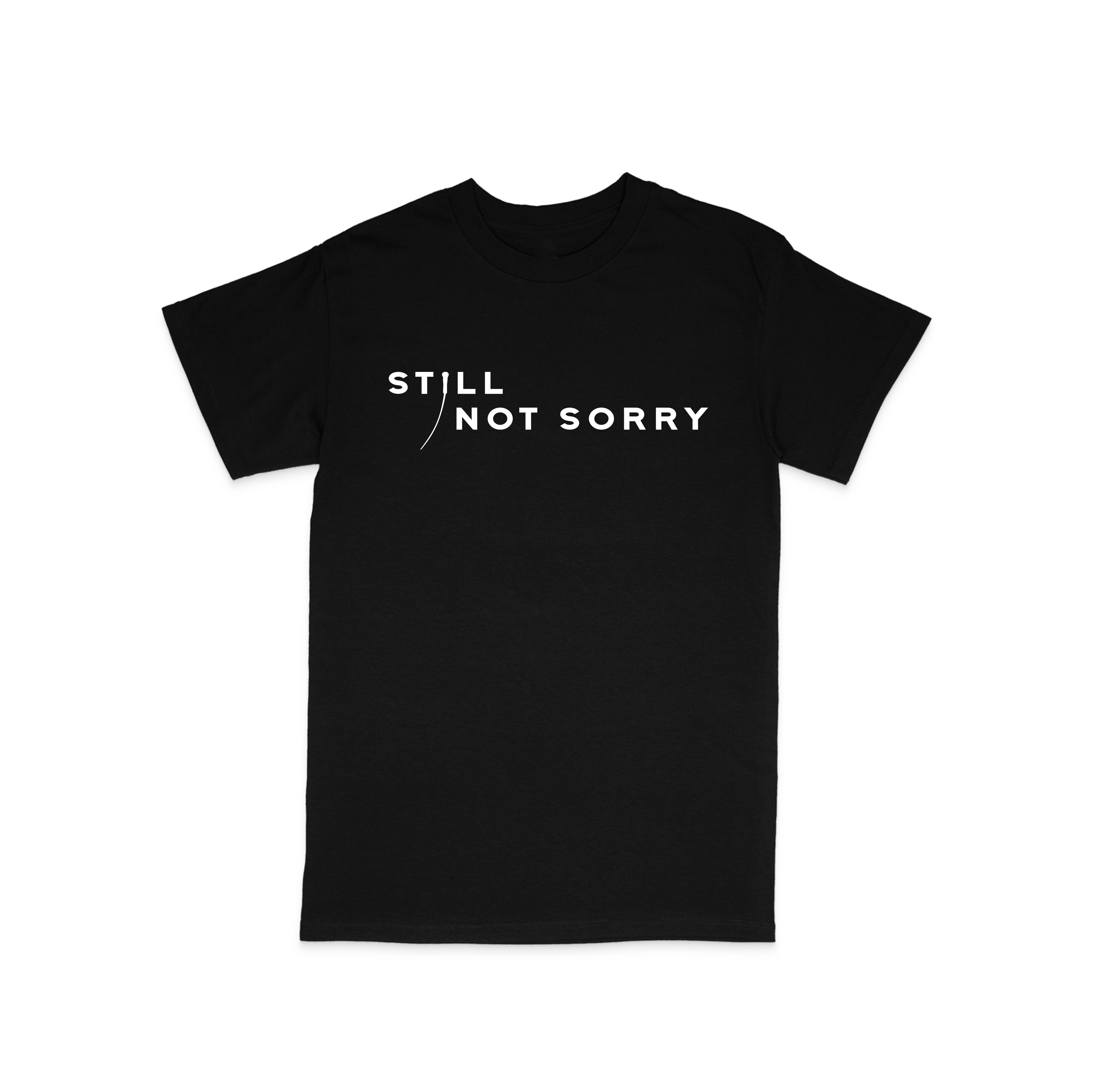 The Pigeon Detectives - Still Not Sorry Black T-shirt