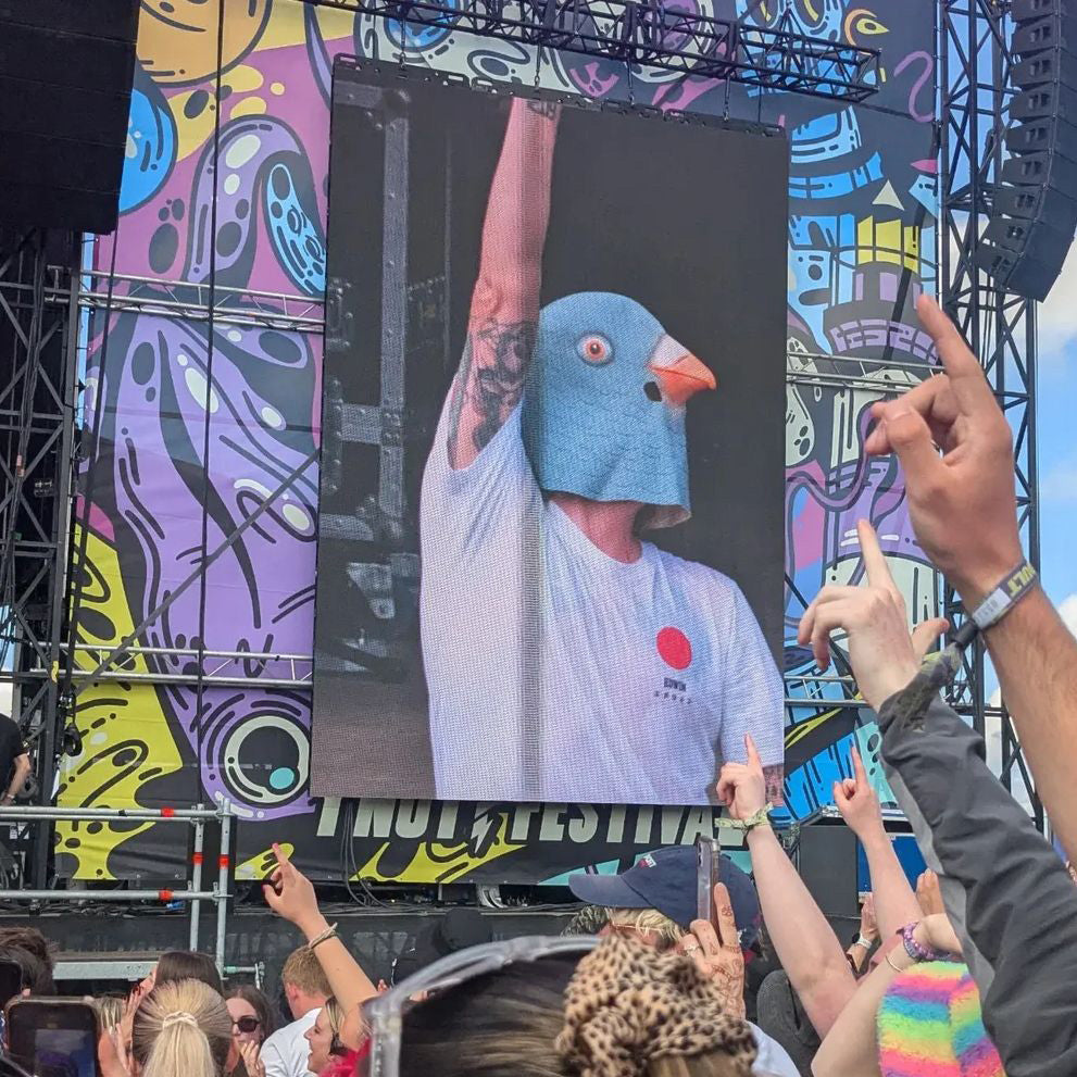 Pigeon Heads Mask! Get it Signed at Shows.