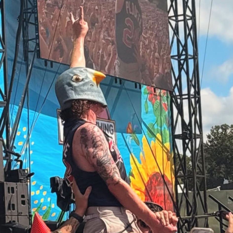 Pigeon Heads Mask! Get it Signed at Shows.