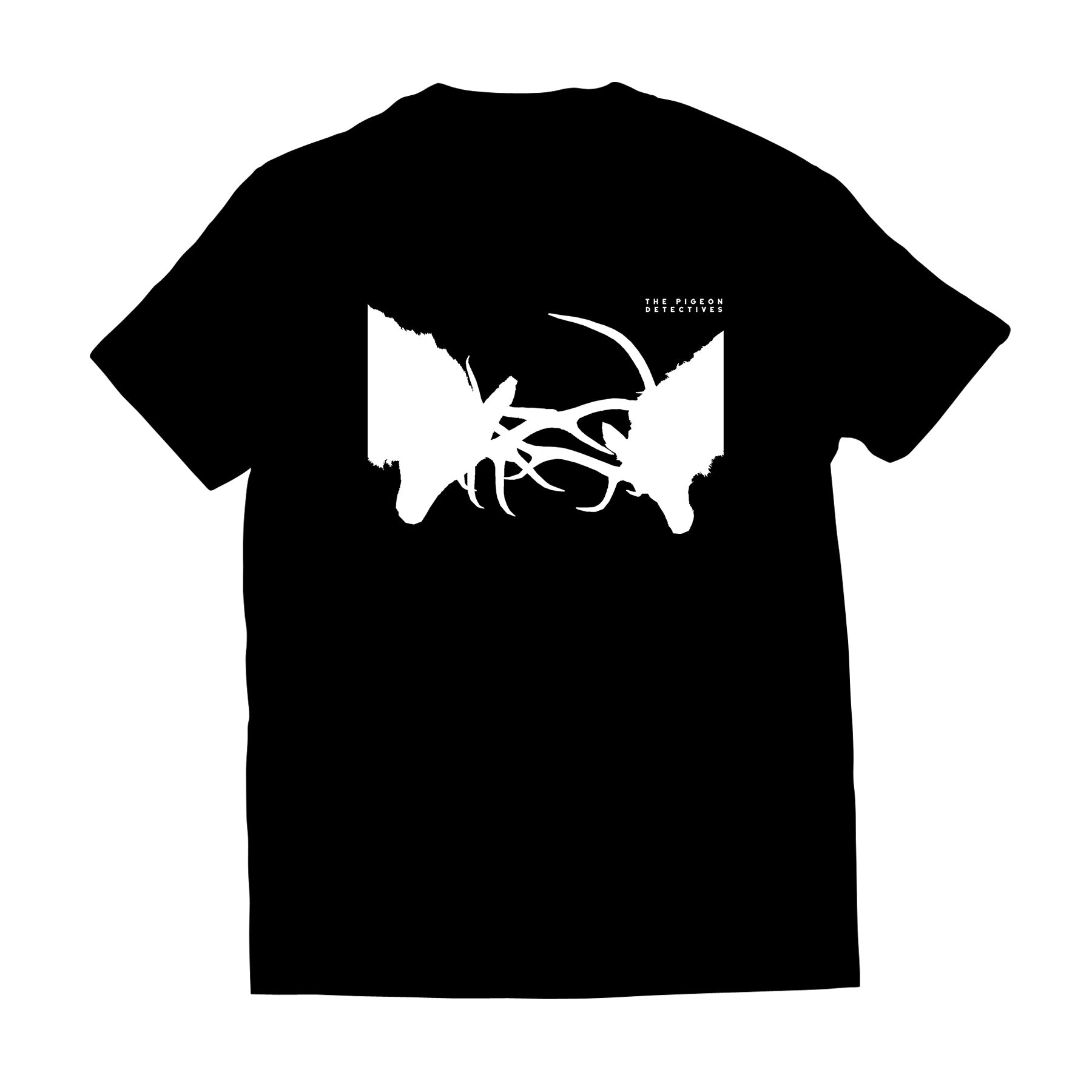 The Pigeon Detectives - Short Sleeved Wait for Me Stags Black T-shirt