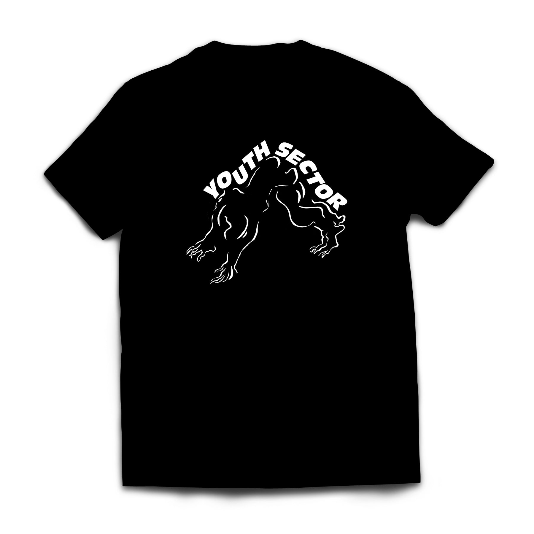 Youth Sector - Short Sleeved Downward Dog Black T-Shirt